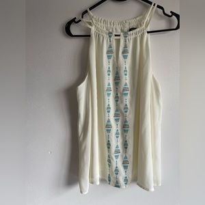 Offwhite with pattern tank top. From APT9 size xl